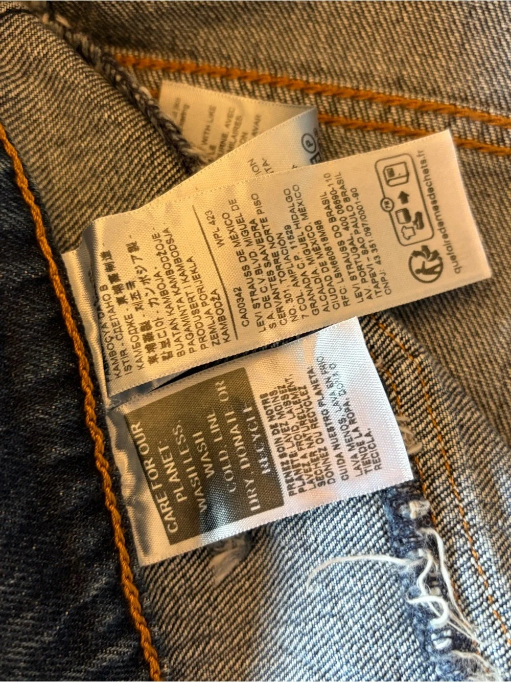 NWT Levi’s Ribcage Straight Ankle High Rise Jeans Dark Wash 28x27